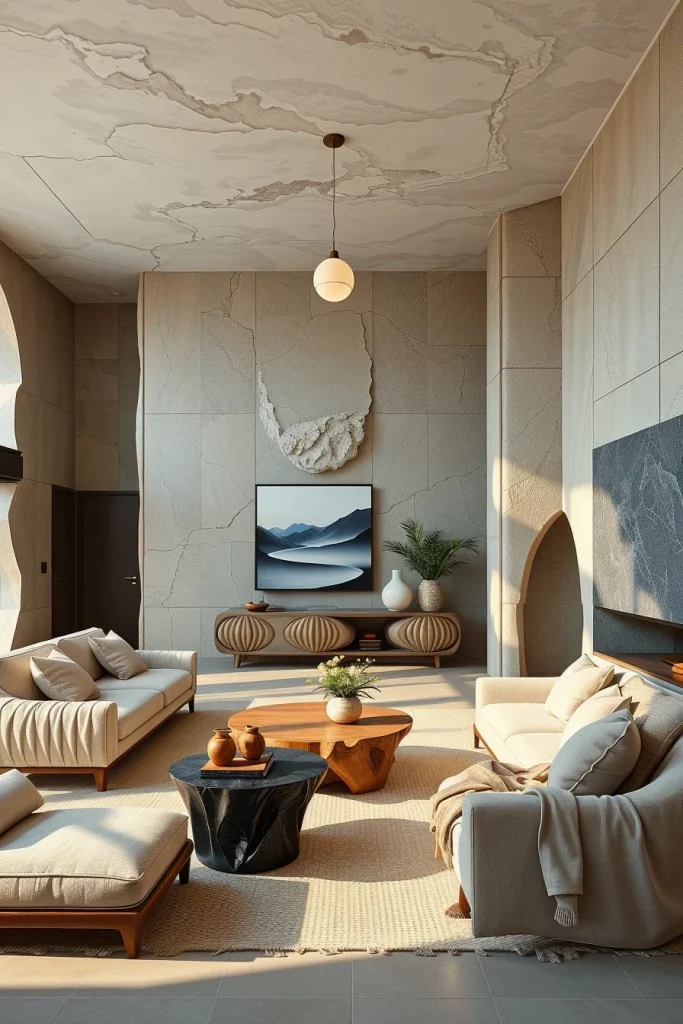 56 Sculptural Living Room Ideas For A Modern And Artistic Home