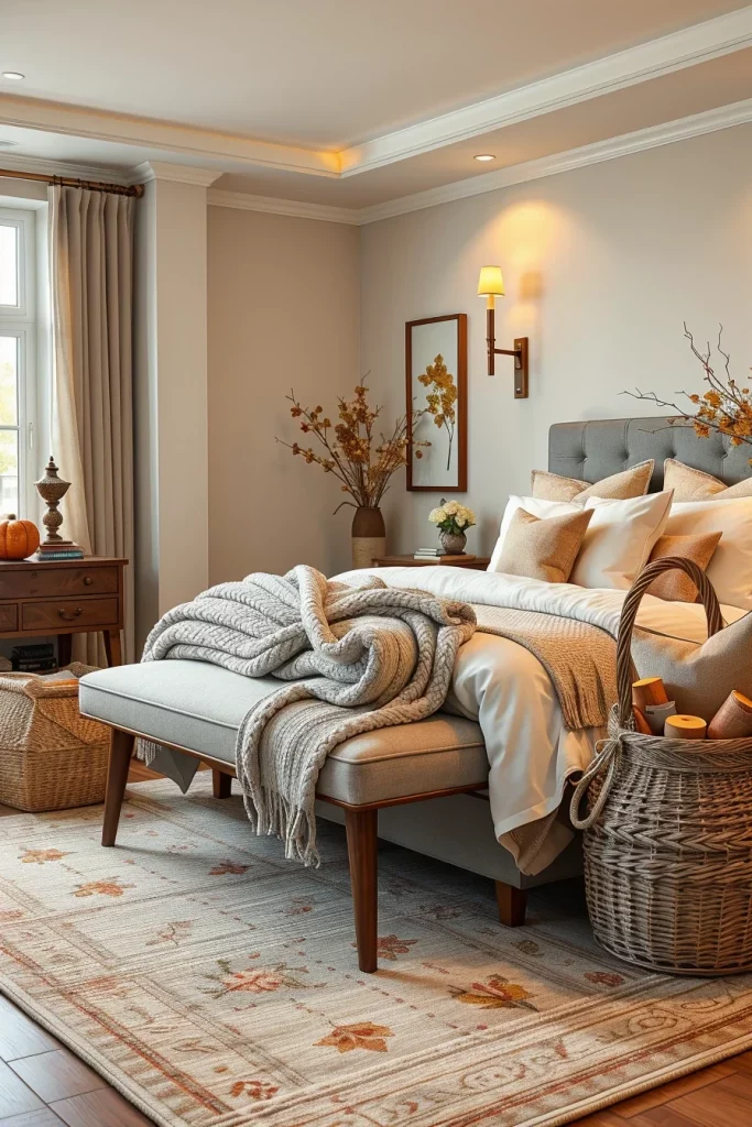 55 Cozy Fall Bedroom Decorating Ideas Inspiration For A Warm And Inviting Autumn Retreat