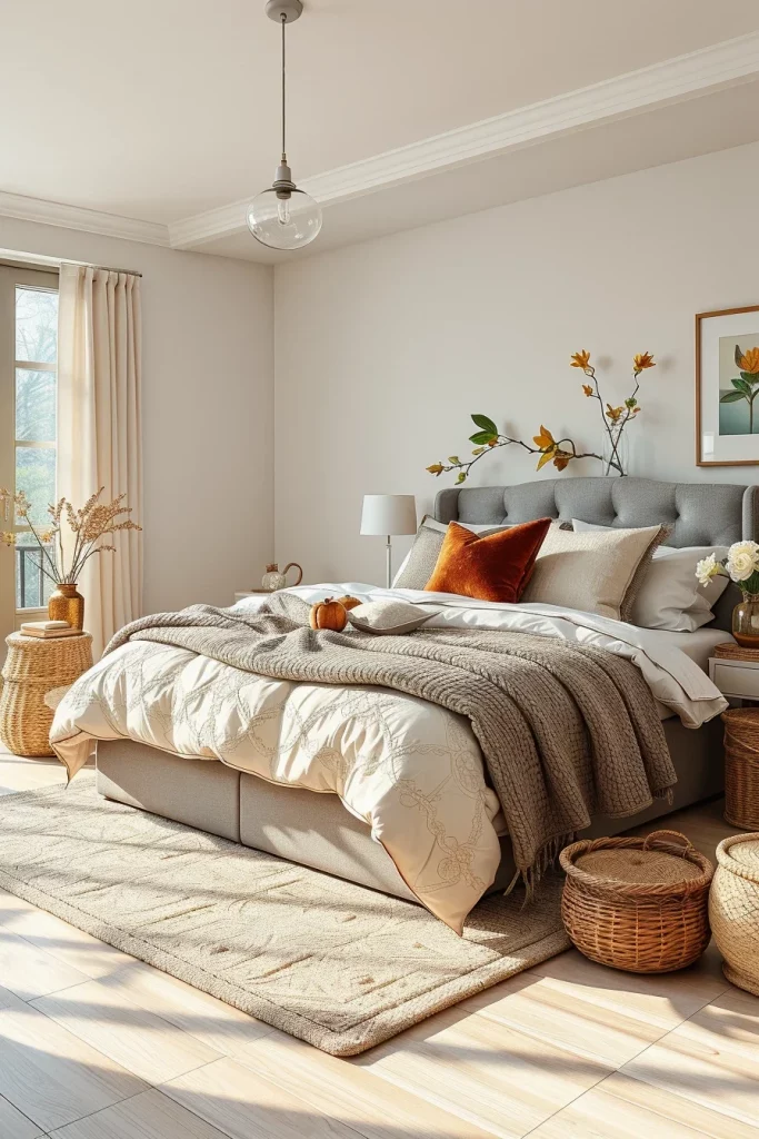 55 Cozy Fall Bedroom Decorating Ideas Inspiration For A Warm And Inviting Autumn Retreat