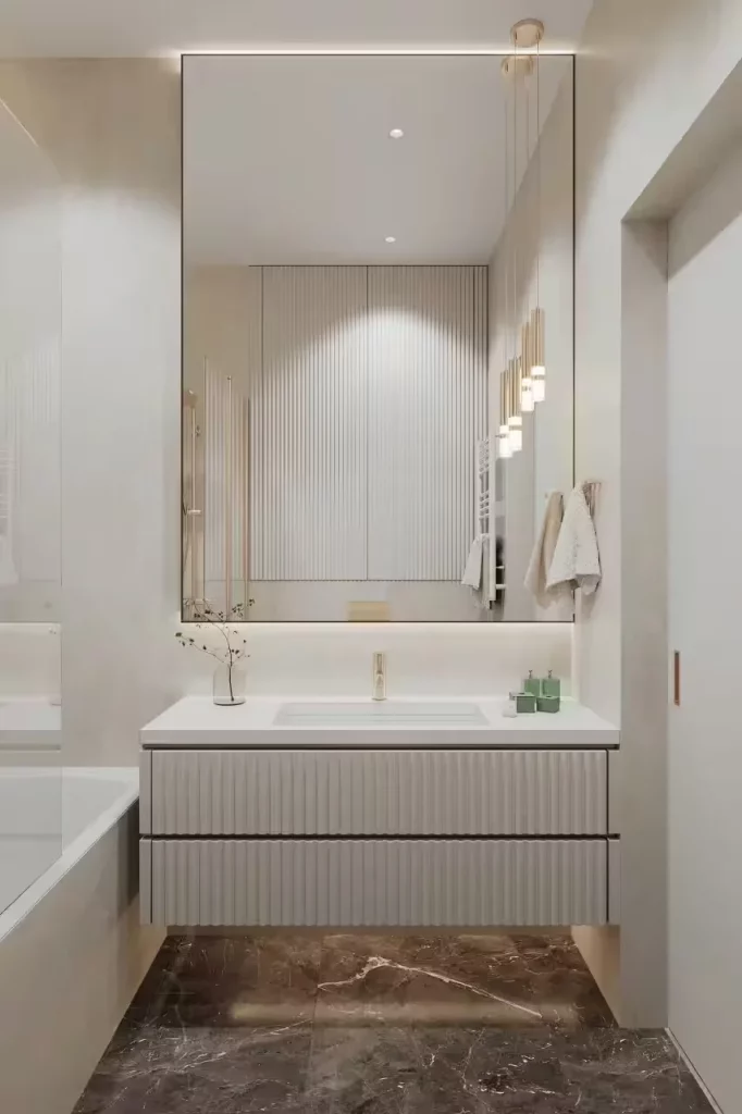 46 Small Bathroom Organization and Storage Solutions for Fall
