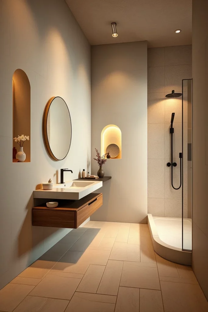 49 Minimalist Bathroom Decor With Texture Ideas For A Stylish Modern Space