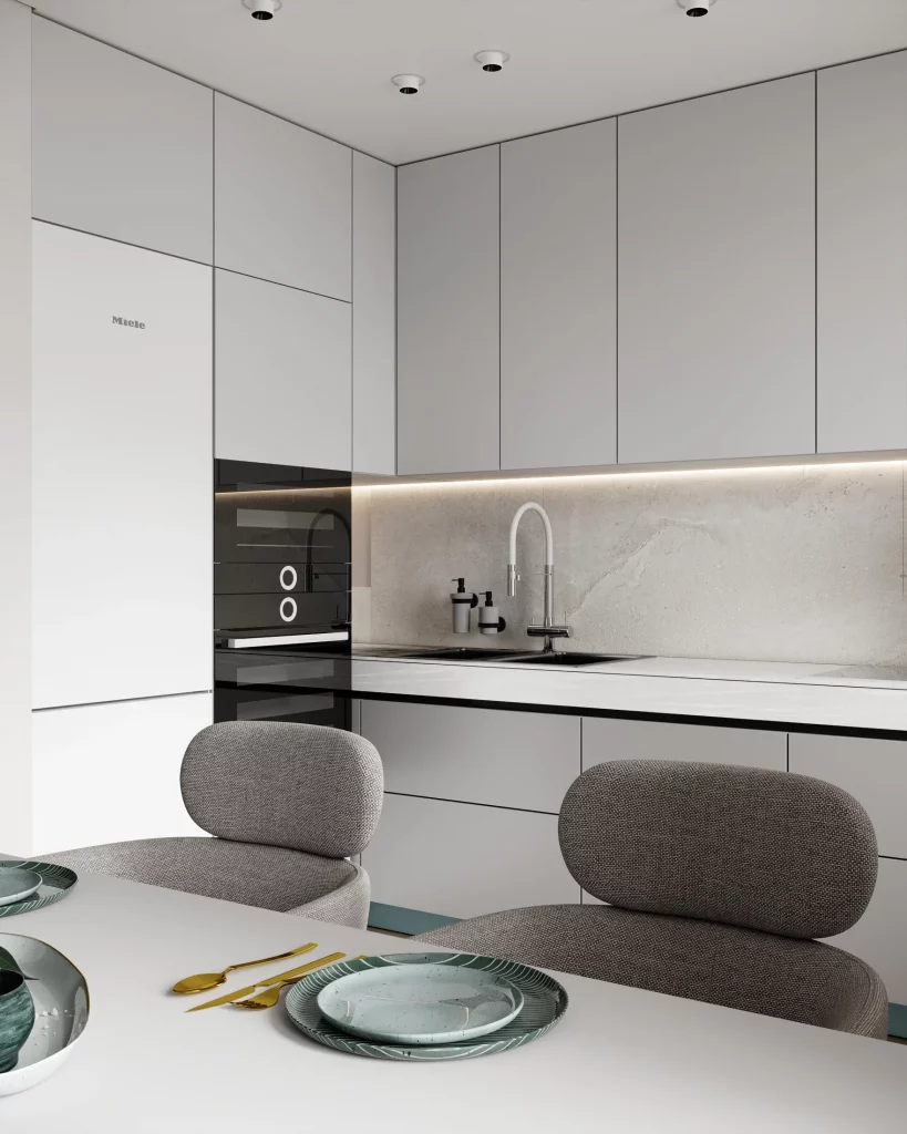 45 White And Gray Kitchen to Try This Season