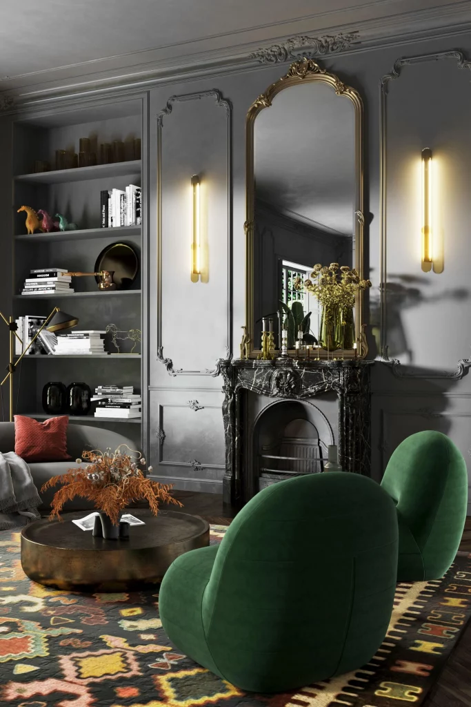 48 Jade Green Living Room for a Cozy Fall Interior