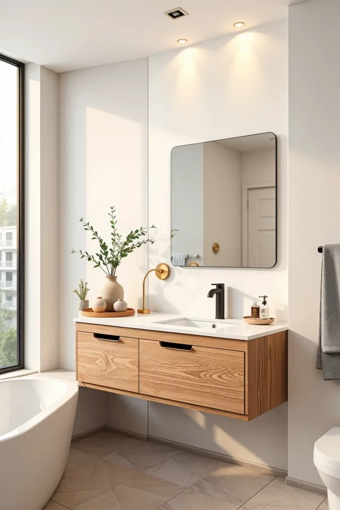 40 Modern Bathroom Countertop Styling Ideas