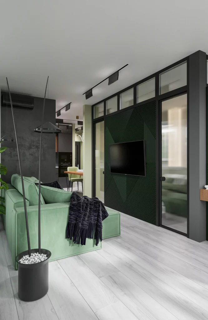 48 Jade Green Living Room for a Cozy Fall Interior