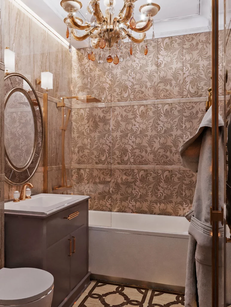 45 Art Deco Bathroom Ideas For A Moody Fall