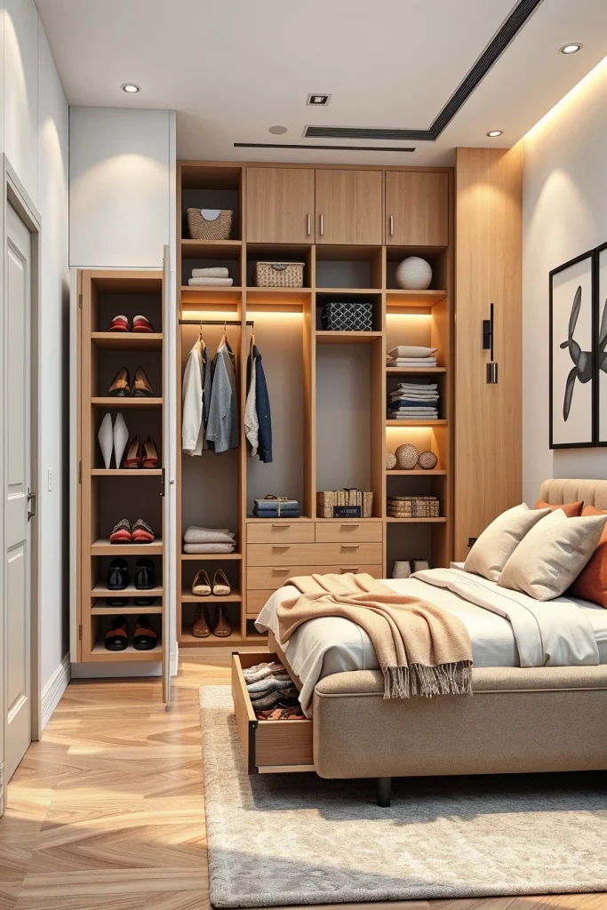 60 Small Bedroom Organization Storage Solutions Ideas To Maximize Space And Style