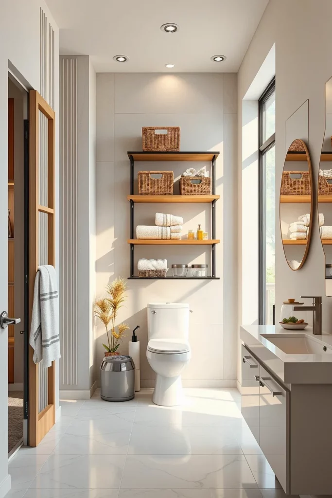56 Bathroom Shelf Organization And Styling Ideas For A Beautiful And Organized Space
