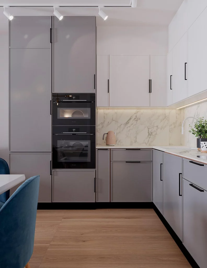 45 White And Gray Kitchen to Try This Season