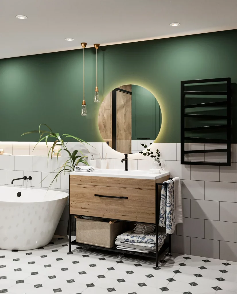 43 Olive Green Bathroom Ideas to Fall 2026 Season