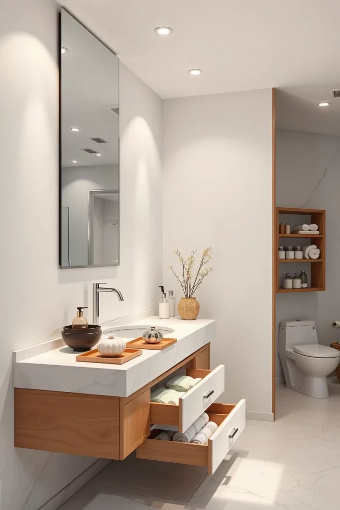 40 Modern Bathroom Countertop Styling Ideas