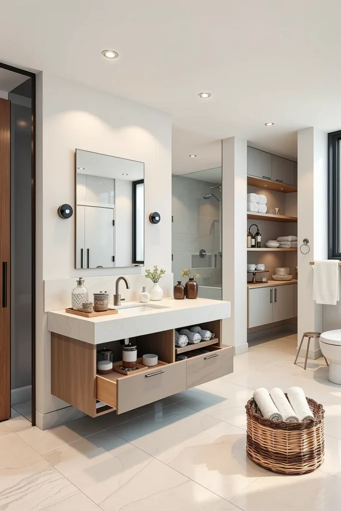 40 Modern Bathroom Countertop Styling Ideas