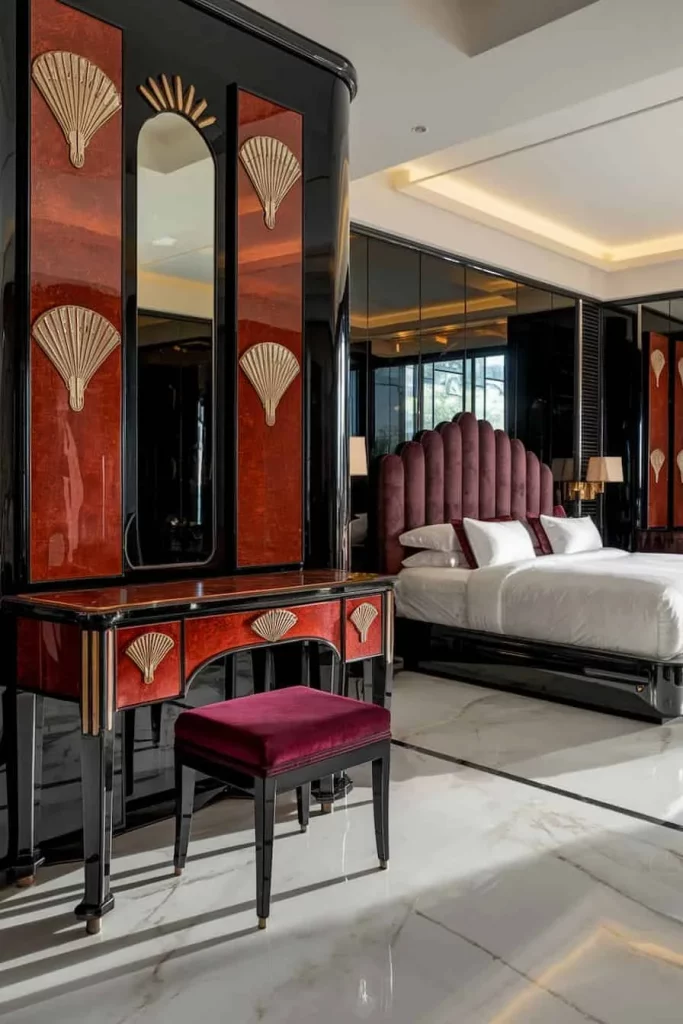 50 Modern Art Deco Bedroom Ideas For Fall