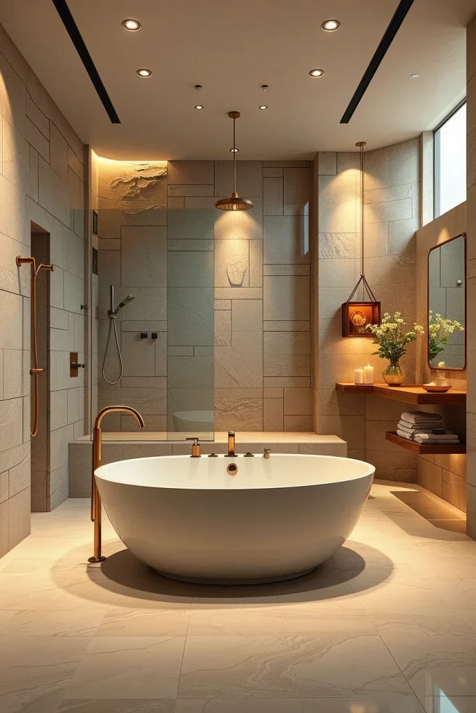 49 Minimalist Bathroom Decor With Texture Ideas For A Stylish Modern Space