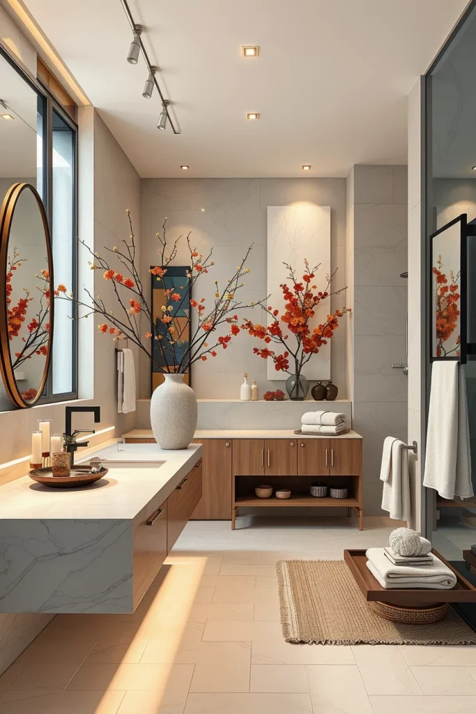 40 Modern Bathroom Countertop Styling Ideas