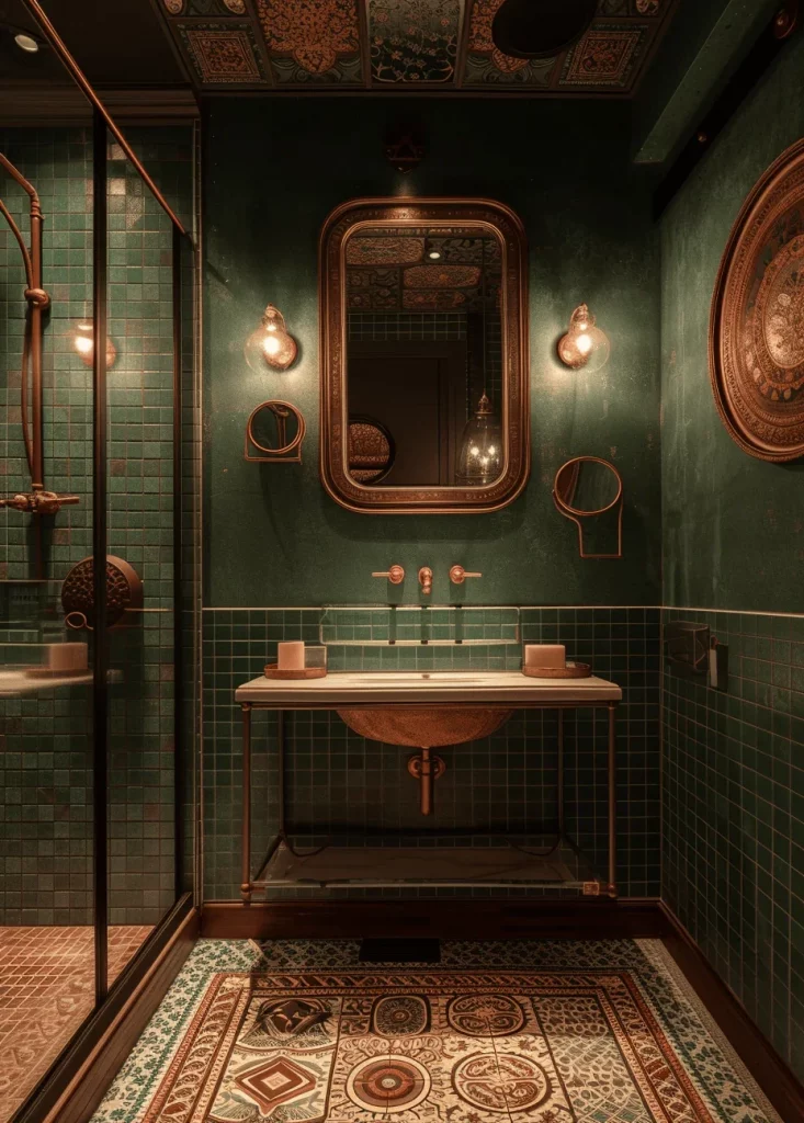45 Art Deco Bathroom Ideas For A Moody Fall