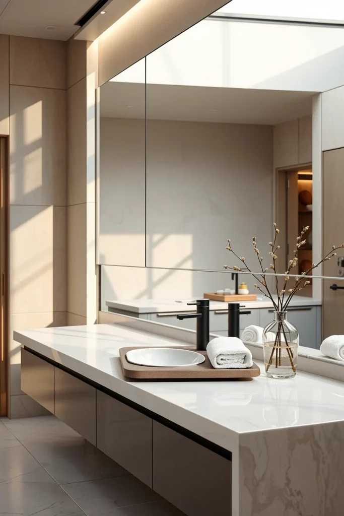 40 Modern Bathroom Countertop Styling Ideas