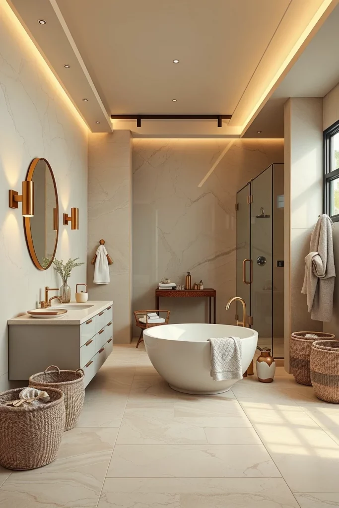 45 Warm Neutral Bathroom Design Inspiration Ideas For A Cozy And Timeless Space