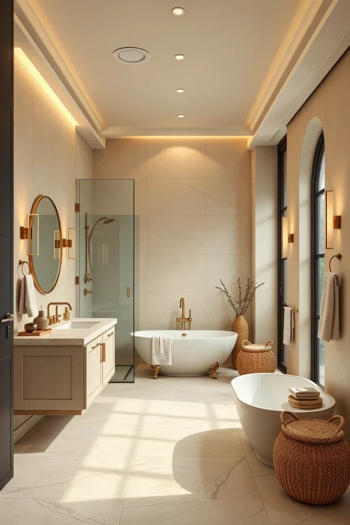 45 Warm Neutral Bathroom Design Inspiration Ideas For A Cozy And Timeless Space
