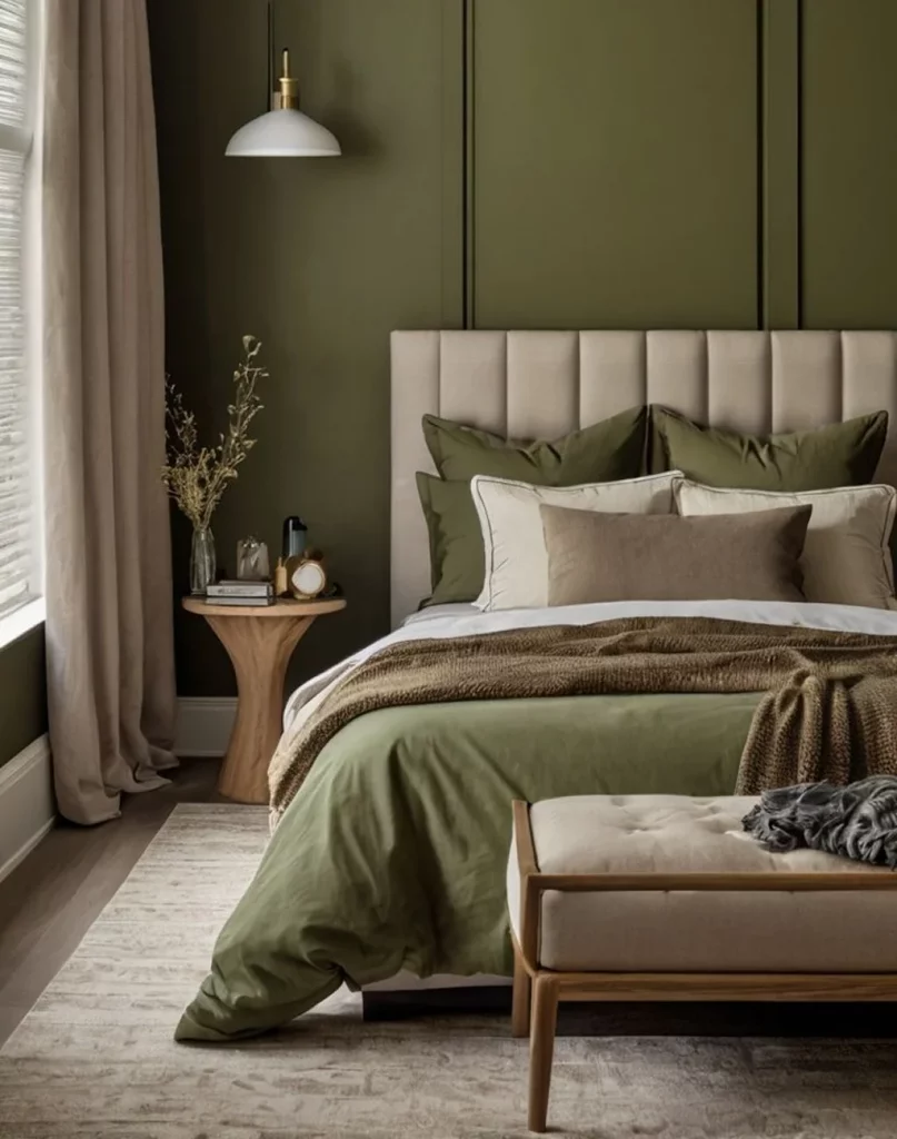 45 Olive Green Bedroom Ideas to Fall 2026 Season