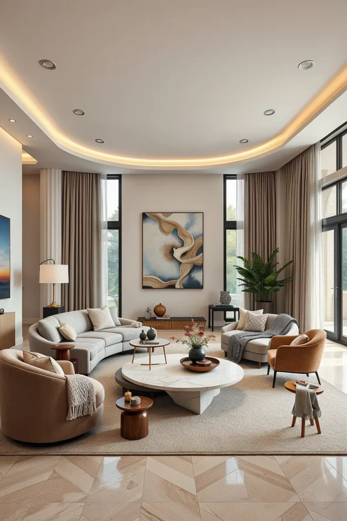 56 Sculptural Living Room Ideas For A Modern And Artistic Home