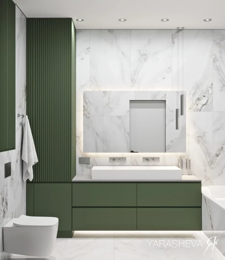 43 Olive Green Bathroom Ideas to Fall 2026 Season