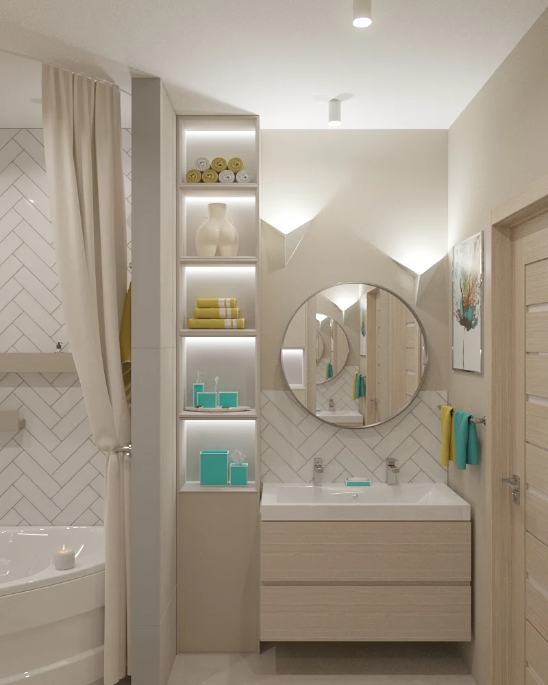 46 Small Bathroom Organization and Storage Solutions for Fall