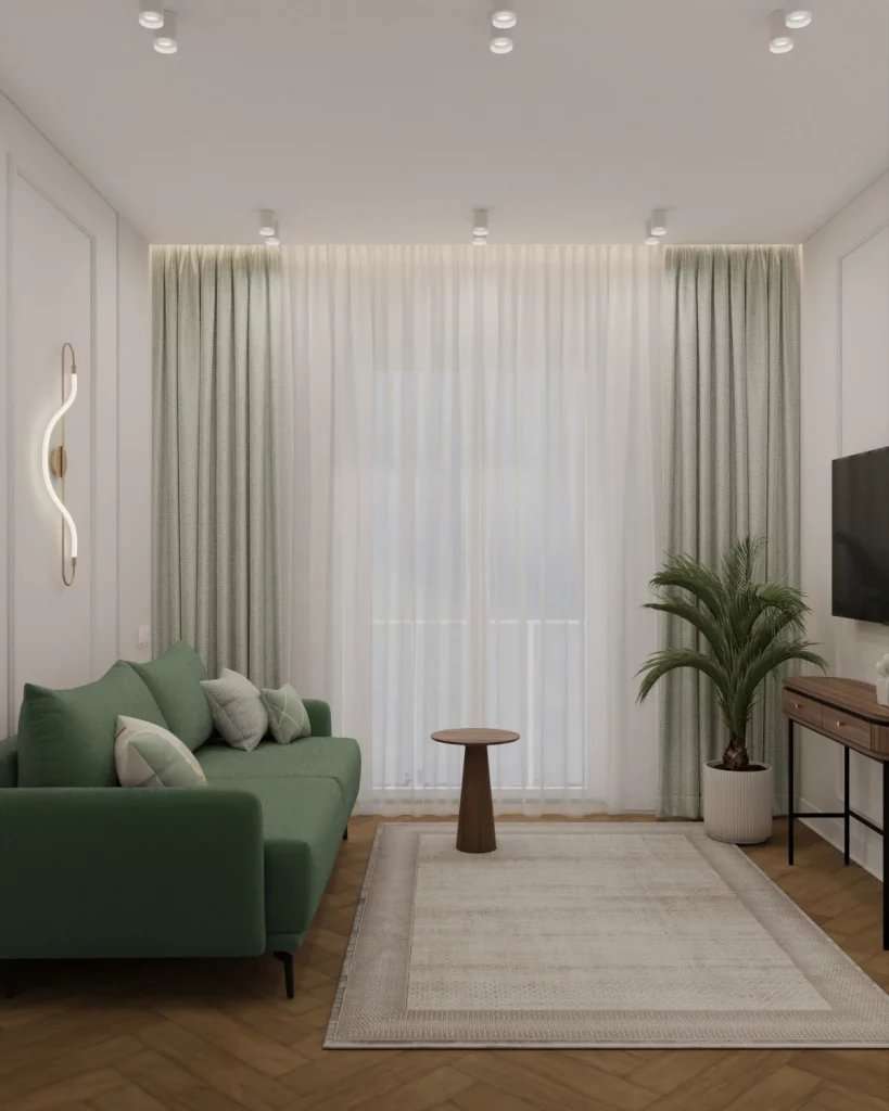 48 Jade Green Living Room for a Cozy Fall Interior