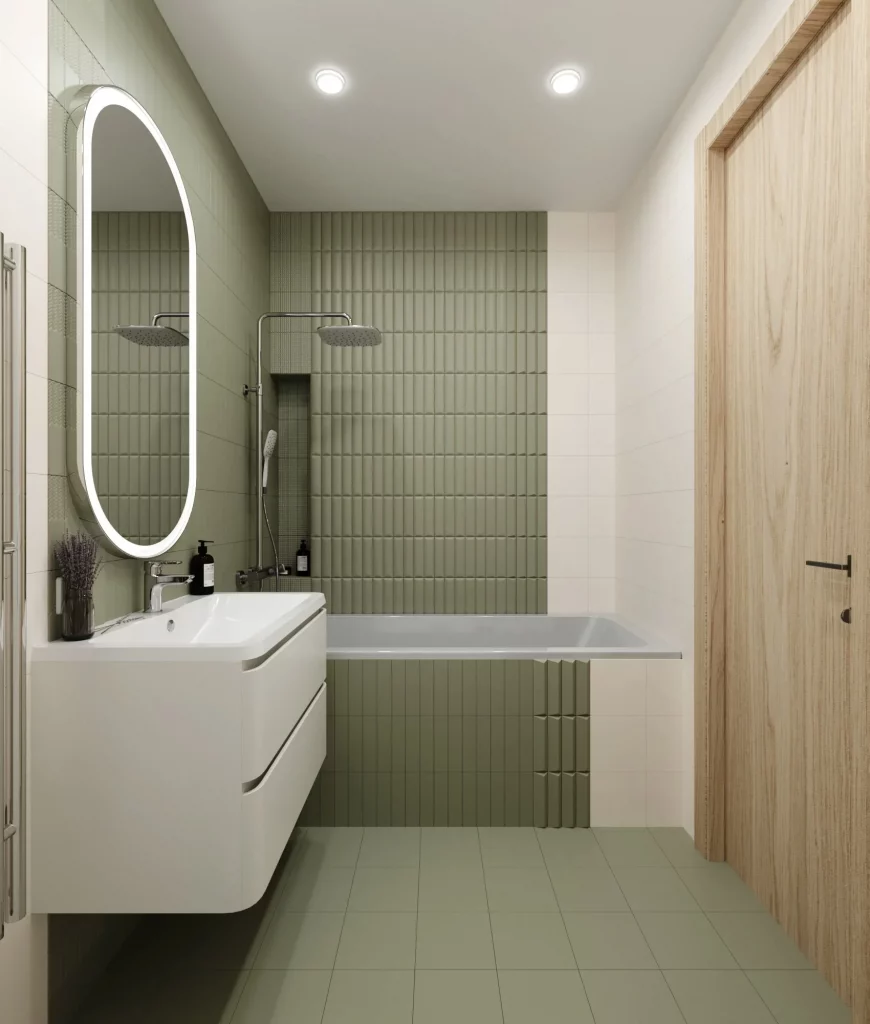 43 Olive Green Bathroom Ideas to Fall 2026 Season