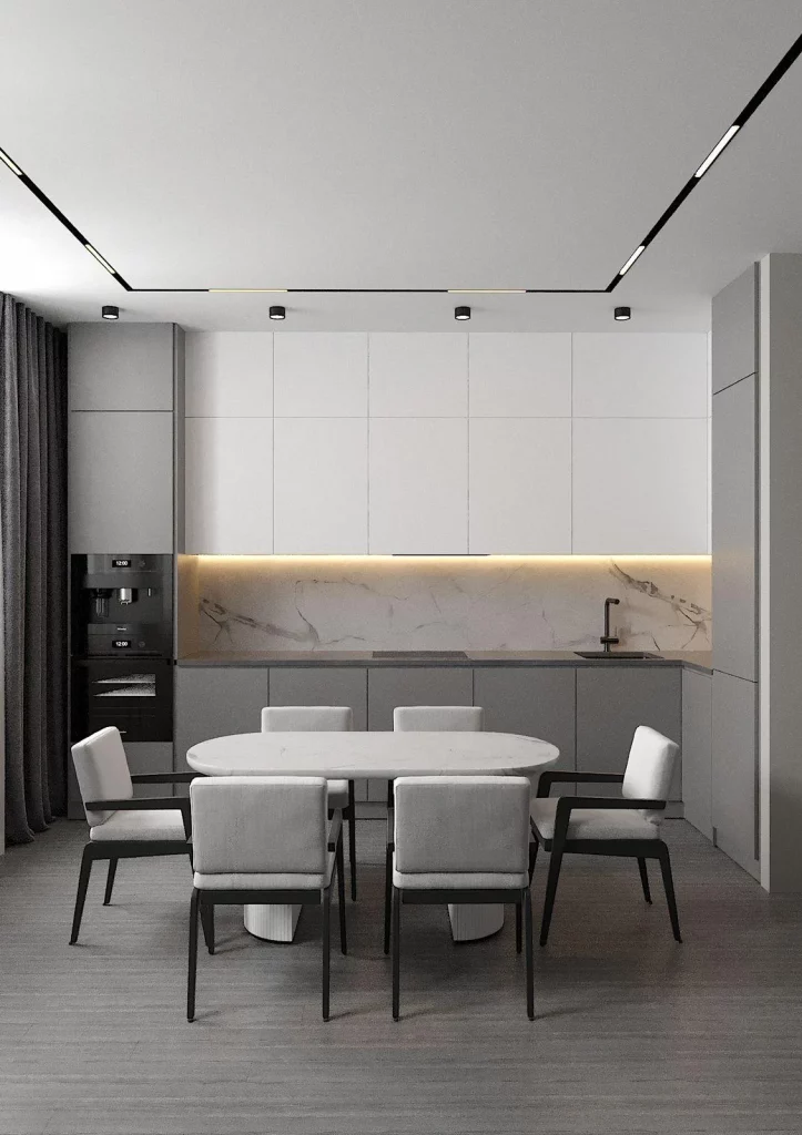 45 White And Gray Kitchen to Try This Season