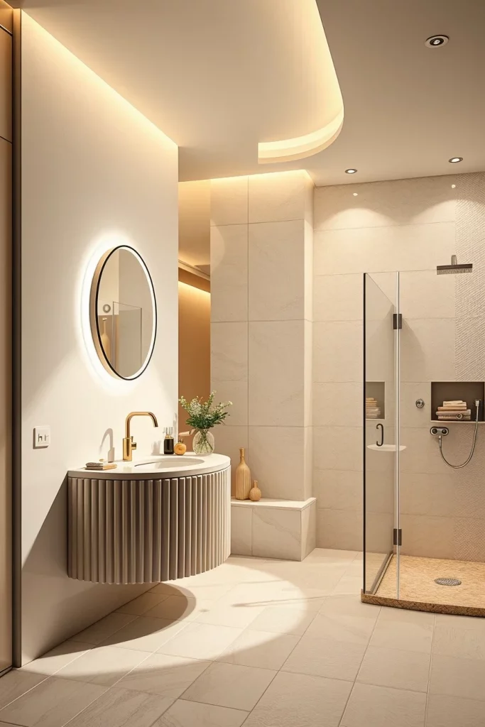 49 Minimalist Bathroom Decor With Texture Ideas For A Stylish Modern Space