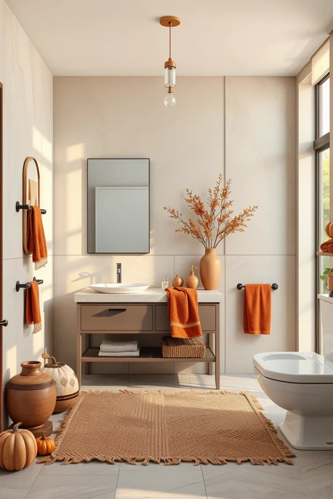 54 Cozy Fall Bathroom Decor Ideas For A Warm And Inviting Autumn Retreat