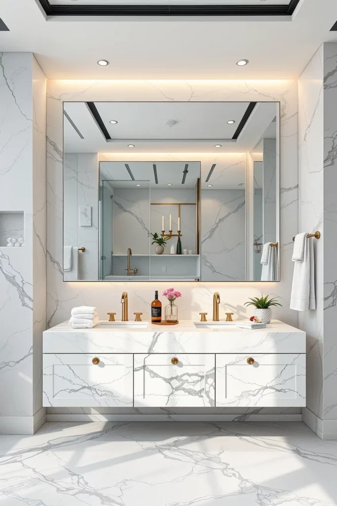 40 Modern Bathroom Countertop Styling Ideas