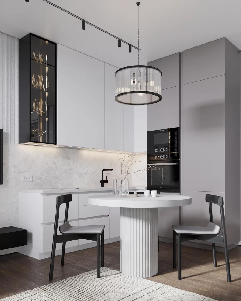 45 White And Gray Kitchen to Try This Season