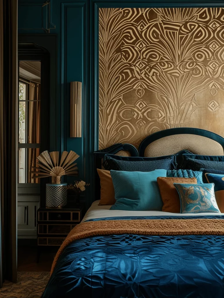 50 Modern Art Deco Bedroom Ideas For Fall