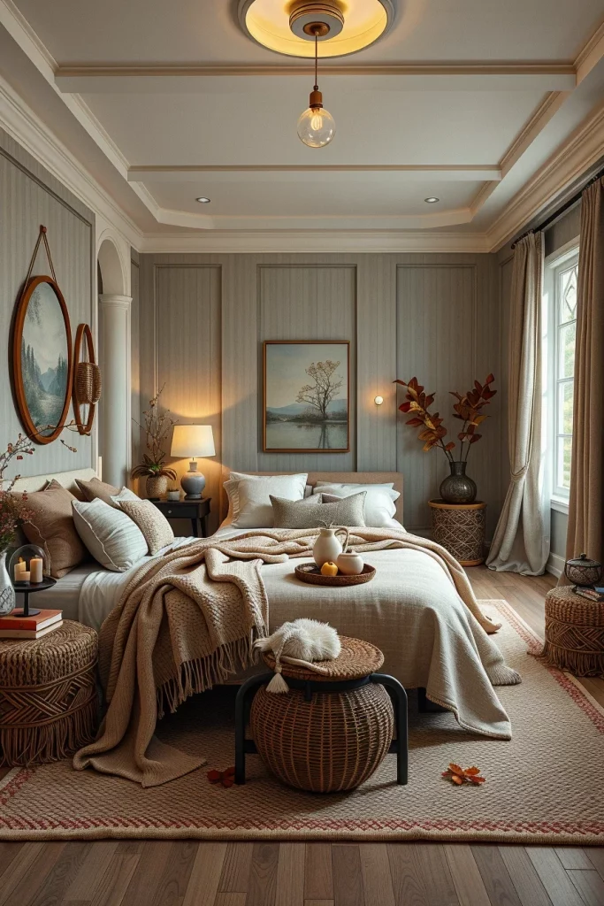 55 Cozy Fall Bedroom Decorating Ideas Inspiration For A Warm And Inviting Autumn Retreat