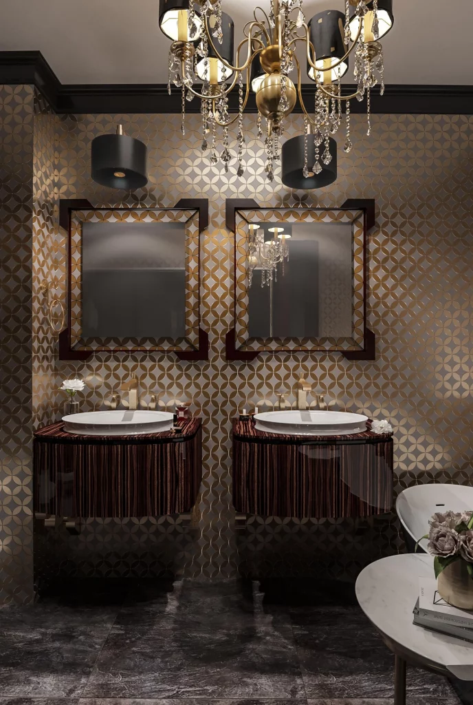 45 Art Deco Bathroom Ideas For A Moody Fall