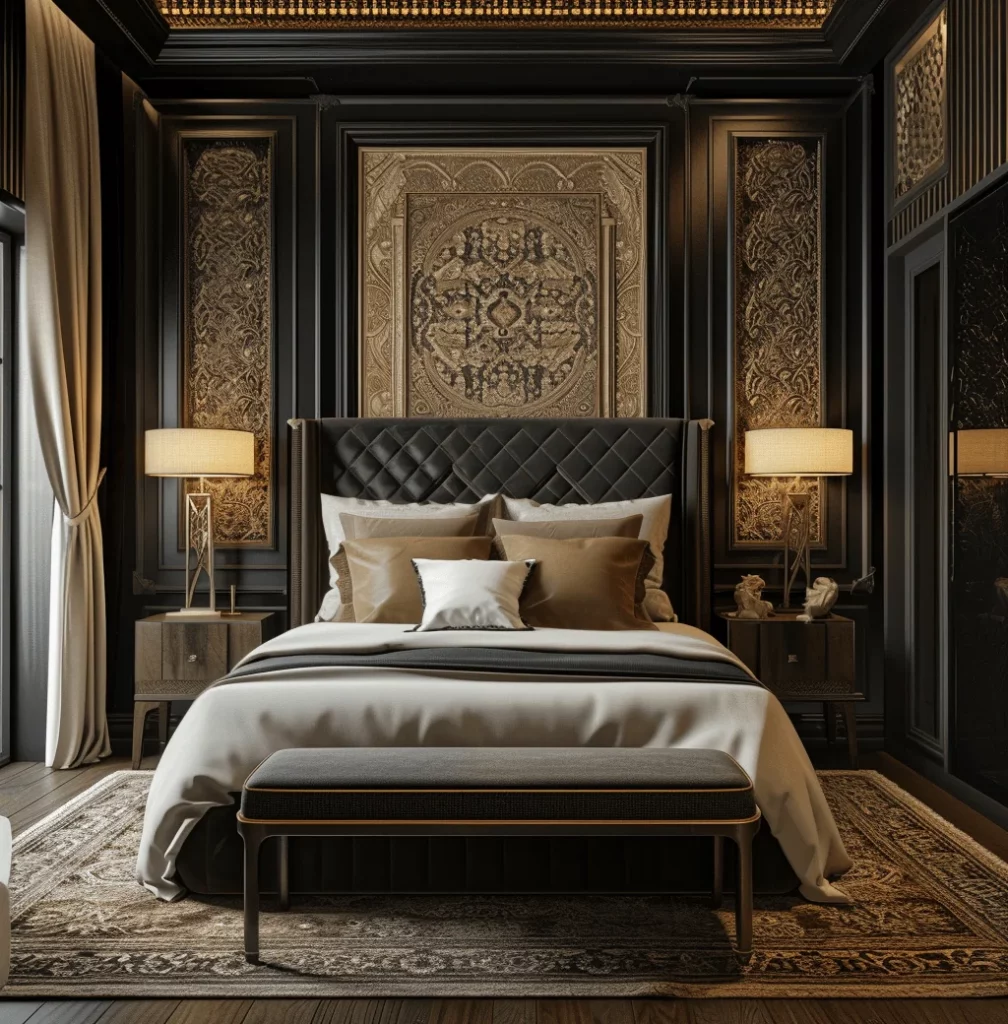 50 Modern Art Deco Bedroom Ideas For Fall