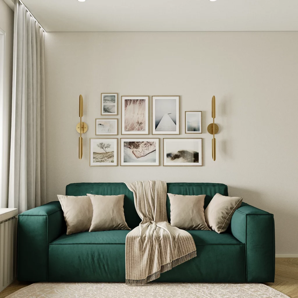 48 Jade Green Living Room for a Cozy Fall Interior
