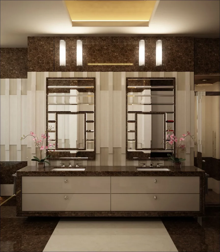 45 Art Deco Bathroom Ideas For A Moody Fall