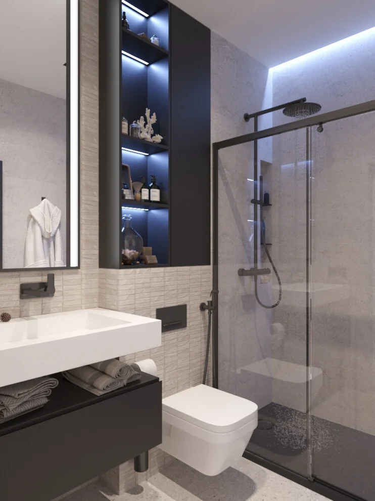 46 Small Bathroom Organization and Storage Solutions for Fall