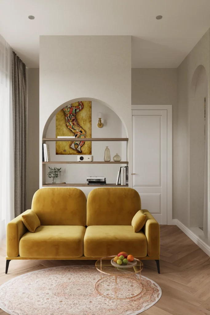 43 Curved Furniture Living Room Ideas for a Cozy Fall Interior