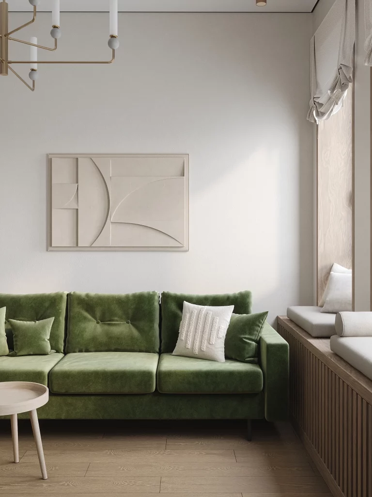 48 Jade Green Living Room for a Cozy Fall Interior