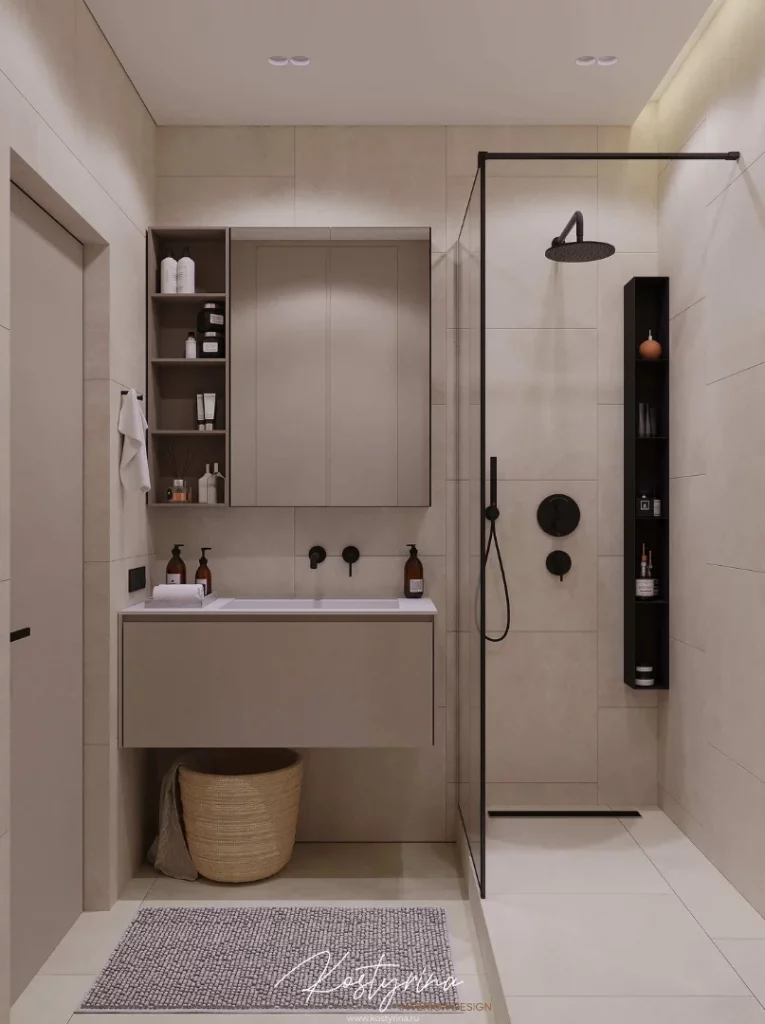 46 Small Bathroom Organization and Storage Solutions for Fall