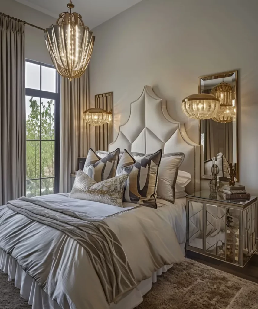 50 Modern Art Deco Bedroom Ideas For Fall