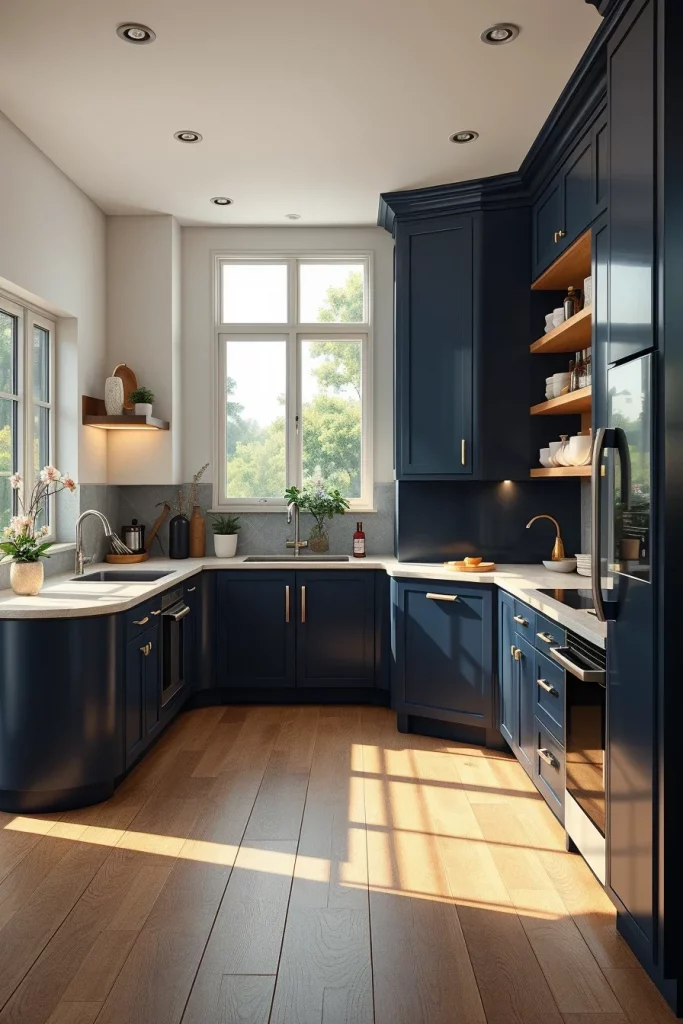 45 Dark Blue Kitchen Design Ideas to Fall 2026 Season
