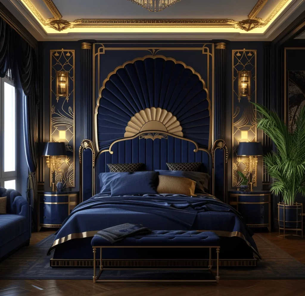50 Modern Art Deco Bedroom Ideas For Fall