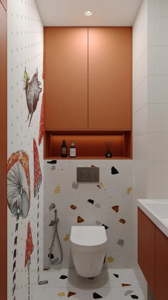 46 Small Bathroom Organization and Storage Solutions for Fall