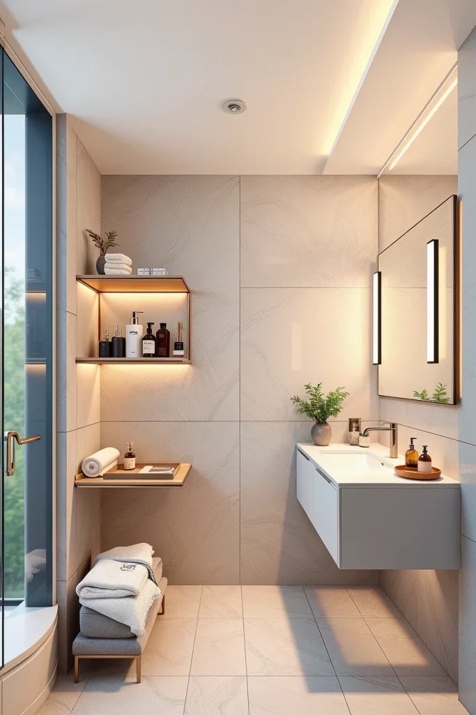 56 Bathroom Shelf Organization And Styling Ideas For A Beautiful And Organized Space