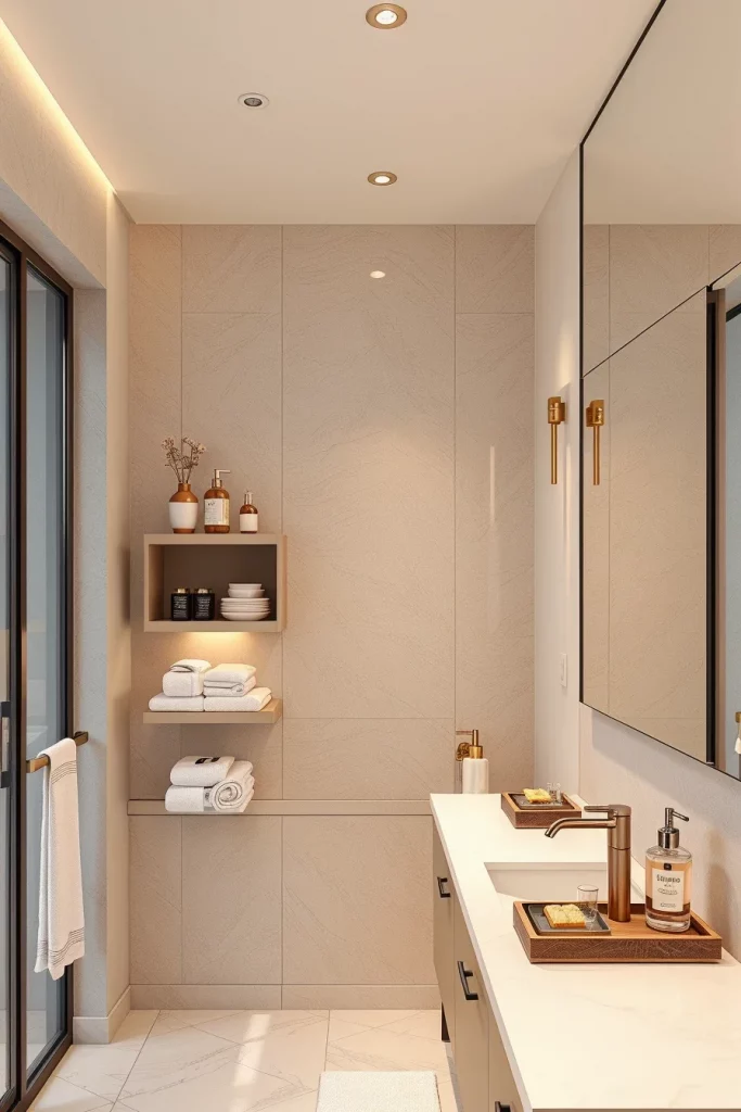 56 Bathroom Shelf Organization And Styling Ideas For A Beautiful And Organized Space